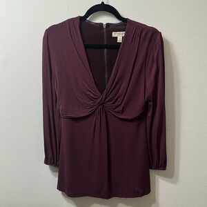 Burberry Maroon Top